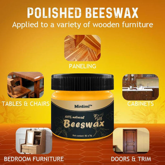 ORGANIC BEESWAX WOOD FURNITURE POLISH (Buy 1 Get 1 Free )