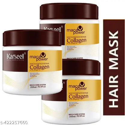 Karseell™ Collagen Hair Mask For Dry Damaged & All Hair Types – 250ml