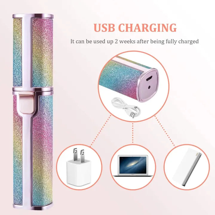 2-in-1 Rechargeable Hair Remover & Eyebrow Trimmer