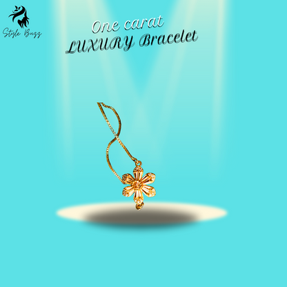 1 Caret Bracelet in European & American Simple Style