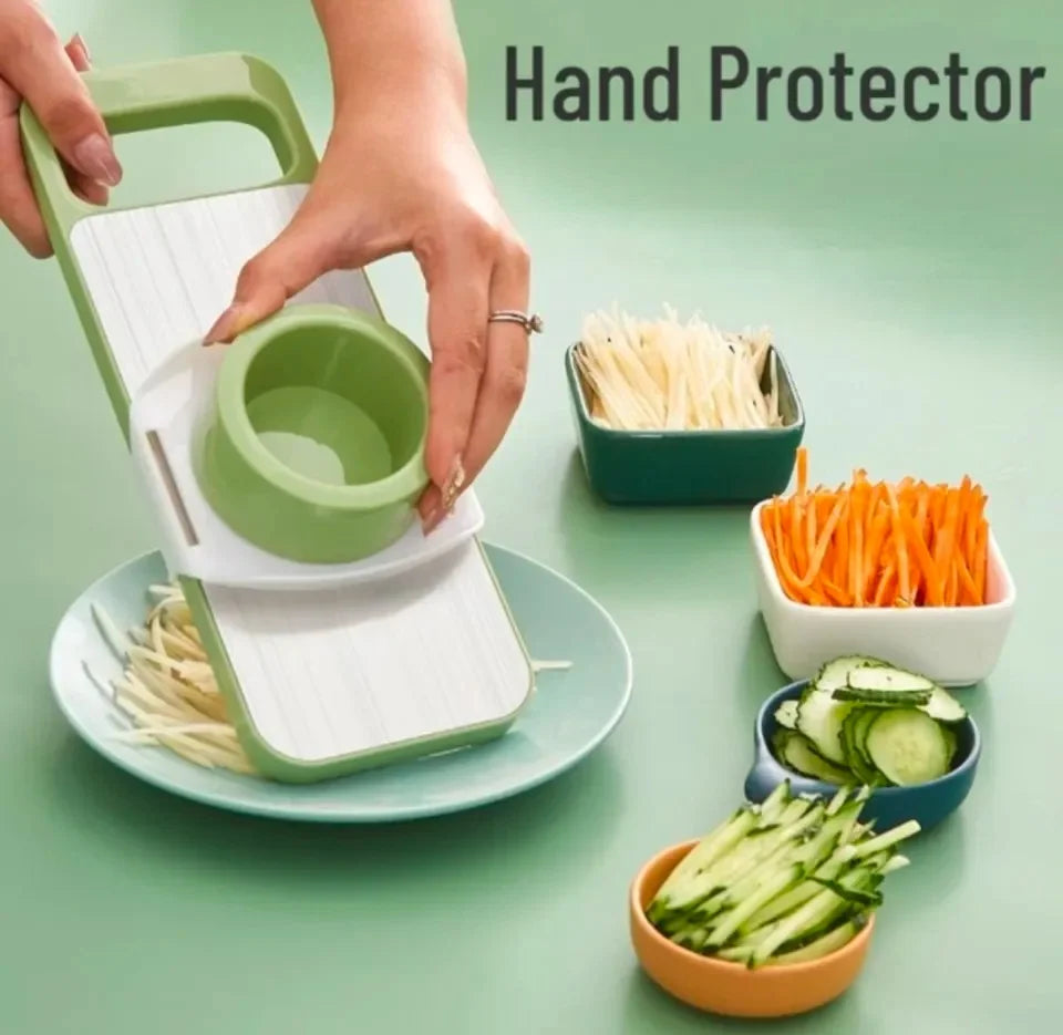 5 in 1 Multi-Function Vegetable Slicer Cutter with 5 Blades